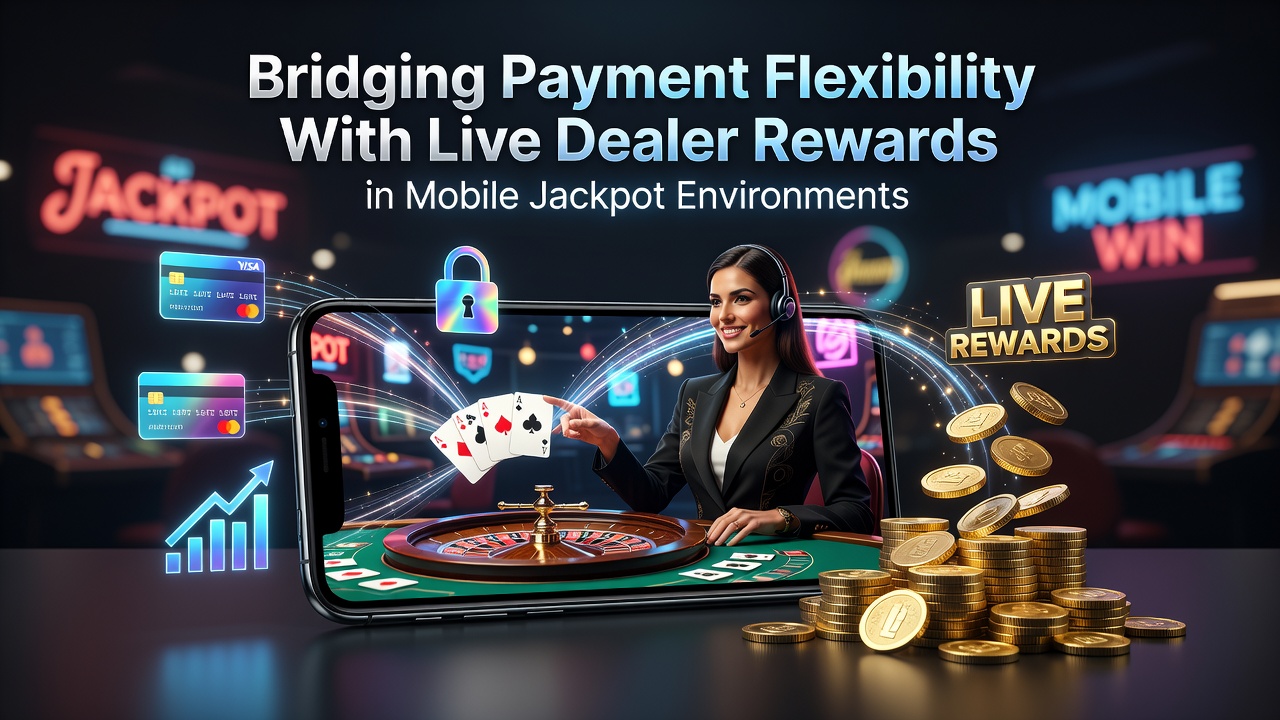 Mobile Jackpot-Umgebungen mit flexiblen Zahlungen und Live-Dealer-Interaktionen