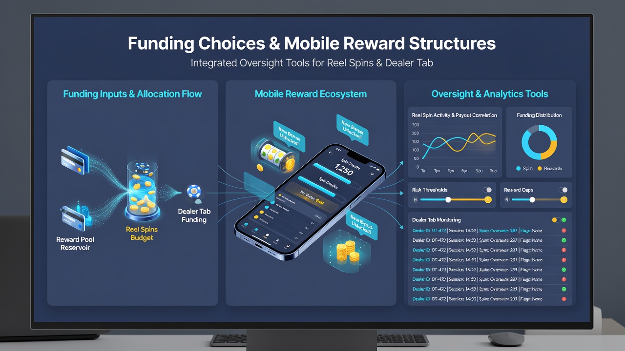 Darstellung von Aufsichtstools und Belohnungsstrukturen für Prize Pools in mobilen Casino-Umgebungen